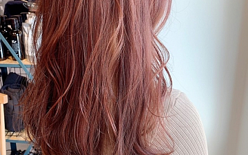 伊丹 美容室【キールーム】秋におすすめ◎ピンクオレンジカラー