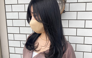 伊丹 美容室【キールーム】透明感溢れる暗髪Style