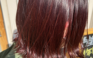 伊丹美容室kir'oom【キールーム】誰でもツヤ髪!ワインレッドカラー