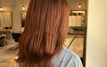 伊丹 美容室【キールーム】 真夏のオレンジカラー