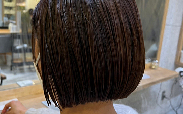 伊丹 美容室【キールーム】 ぱつっと感が可愛いstyle