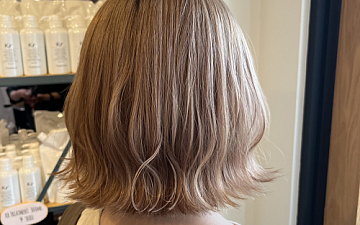 伊丹 美容室【キールーム】 ハイトーンミルクティー